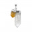 Pendentif Double Cristal en Pierre Naturelle - La pièce