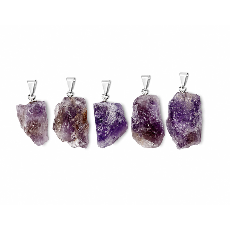 Pendentif brut les 5 pièces