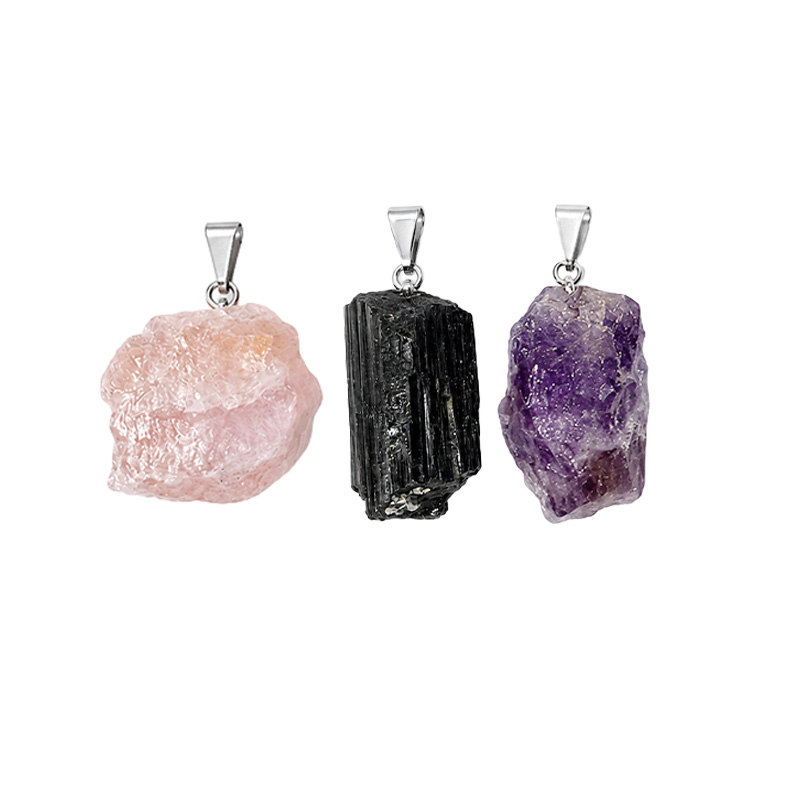 Pendentif brut les 5 pièces