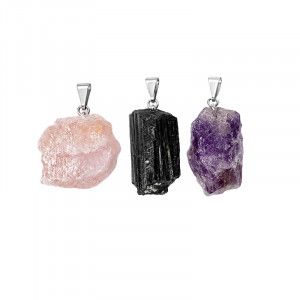 Pendentif brut les 5 pièces