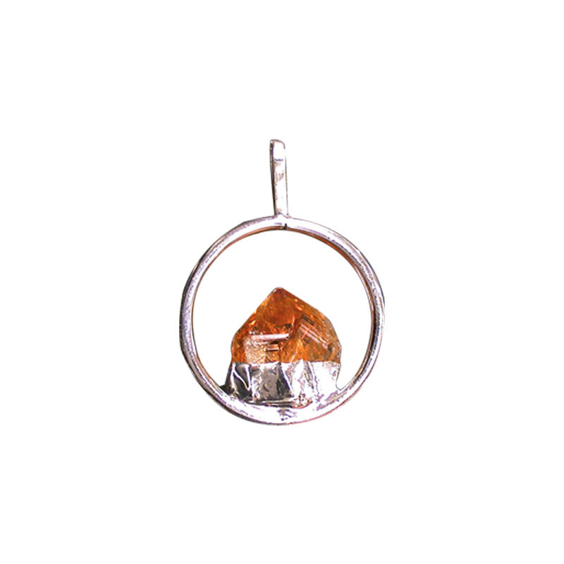 Pendentif anneau avec cristal lot de 3