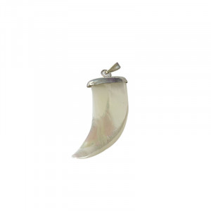 Pendentif Dent en Nacre 10 pièces