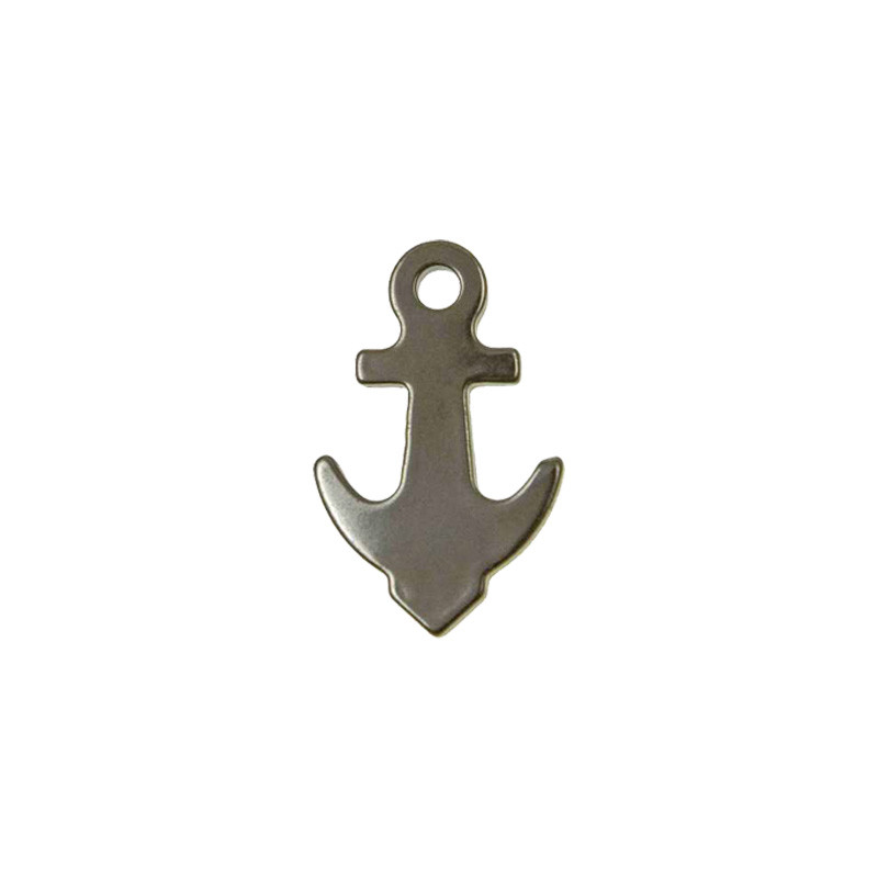 Pendentif Ancre Hématite 10 pces