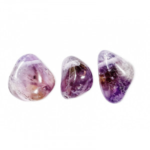 Pendentif percé en Amétrine – Lot de 3 pièces