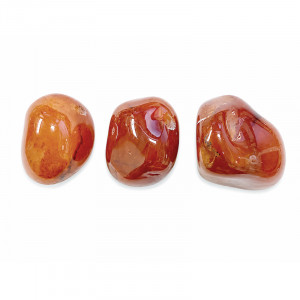 Pendentif percé cornaline lot de 3