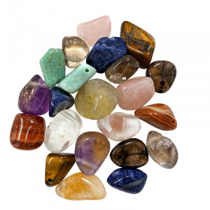 Pendentif percé  variétés assorties lot de 22