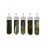 Pendentif pointe polie en pierre naturelle – Lot de 5 pièces