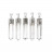 Pendentif pointe polie en pierre naturelle – Lot de 5 pièces