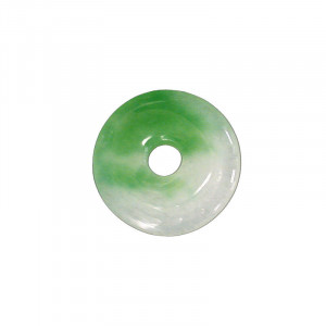 Donuts jade teinté 25mm 10pcs