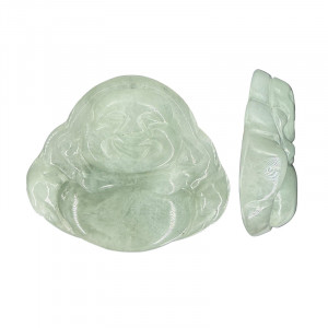Bouddha en Jade de Birmanie Percé  - La pièce