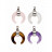 Pendentifs Corne en Pierre Naturelle - 4 pièces