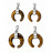 Pendentifs Corne en Pierre Naturelle - 4 pièces