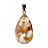 Pendentif Goutte Montage Bronze - 4 pièces