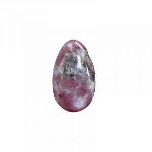 Pendentif goutte percée - Eudialyte - La pièce