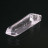 Pendentif percé cristal de roche poli biterminé lot 3 pcs