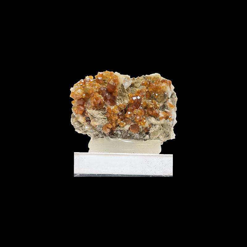 Grenat spessartite et Quartz fumé - Chine - Pièce unique - GRSP120