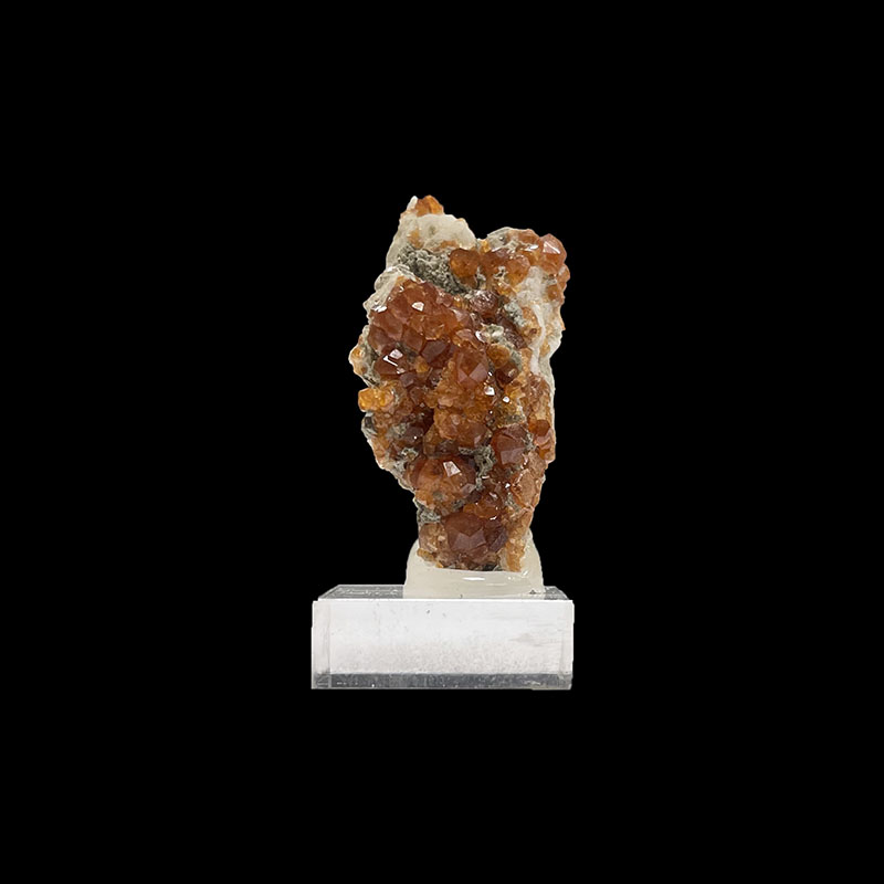 Grenat spessartite et Quartz fumé - Chine - Pièce unique - GRSP60