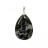 Pendentif 3.5 cm - Pietersite - Goutte plate Argent 0.925