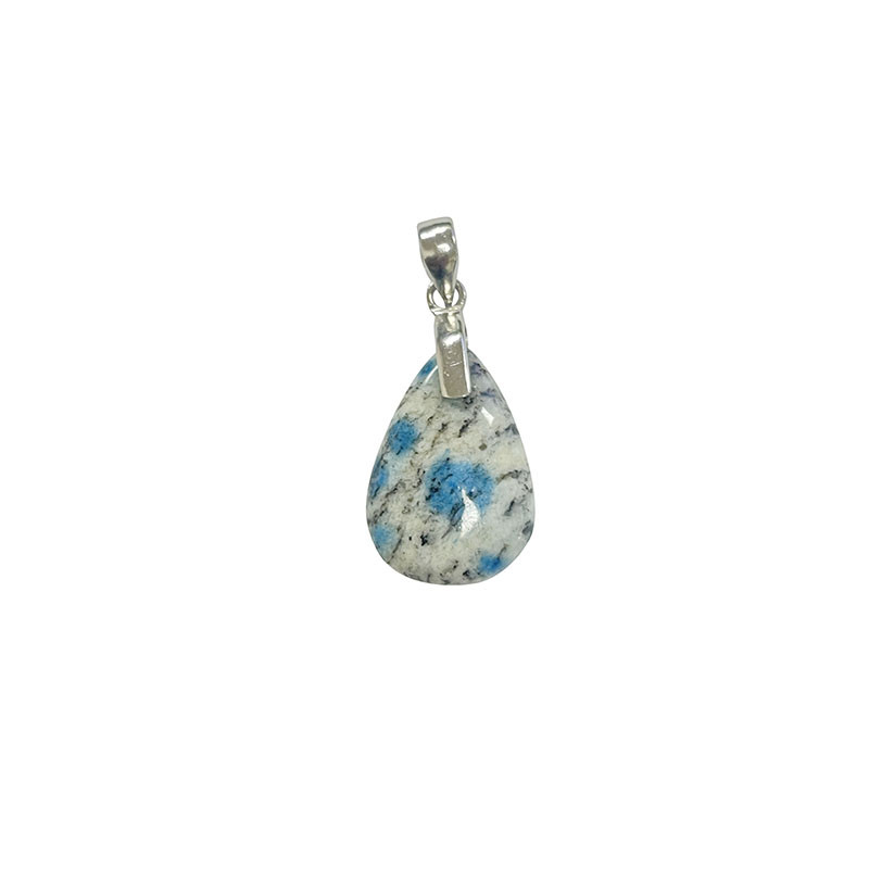 Pendentif Ketonite K2 - goutte - Argent 0.925 rhodié