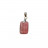 Pendentif Rhodochrosite T2 argent 0.925 rhodié