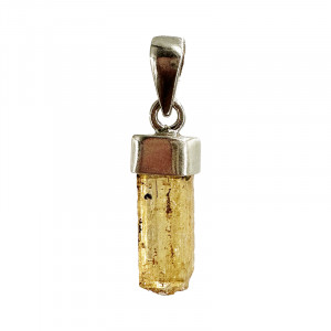 Pendentif - Topaze impériale extra - Argent 0.925 rhodié