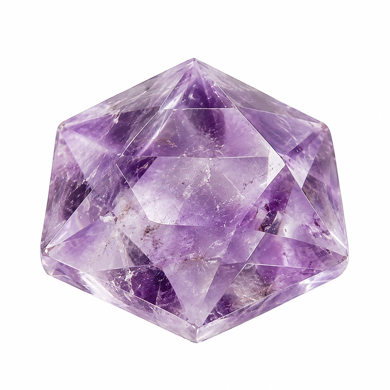 Hexagone en Améthyste