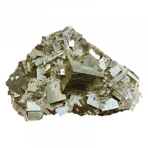 Sulfures (Pyrite, Sphalerite, Chalcopyrite) et Quartz - Pérou - Pièce unique - HUARON160
