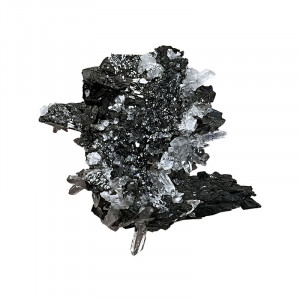 Association d'Hubnérite et Quartz - Pérou - Pièce unique - HUB180