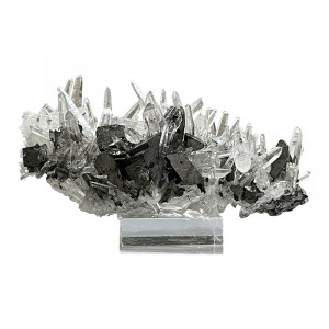 Association d'Hubnérite et Quartz - Pérou - Pièce unique - HUB250
