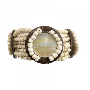 BRACELET NACRE-BOIS
