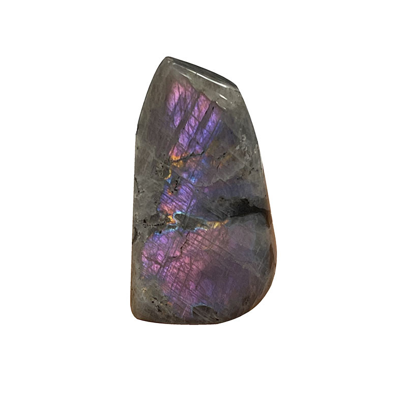 Labradorite violette toute polie - la pièce