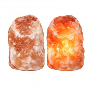 Lampe en cristal de sel de l’Himalaya – 1,5 à 2 kg
