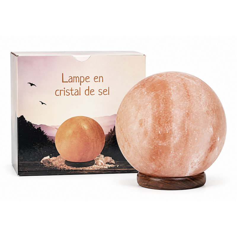 LAMPE EN SEL RONDE
