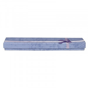 Boîte pour collier - violet - 24 pièces