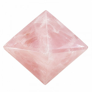 Octaèdre en Quartz rose