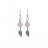 Boucles d'oreilles - Feuille acier - La paire