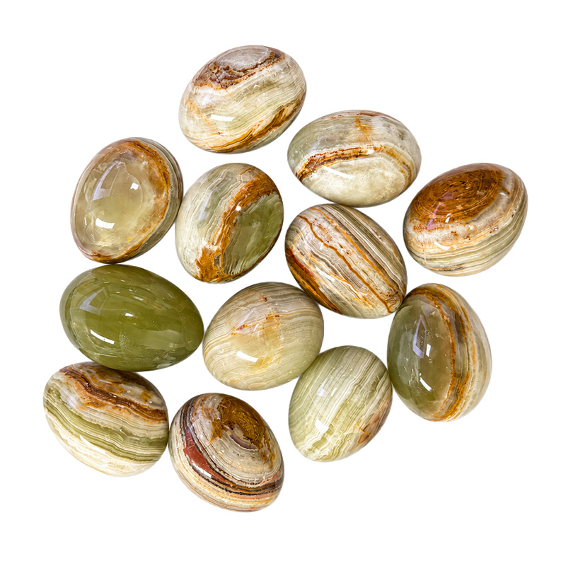 Oeufs onyx - lot de 12 pièces