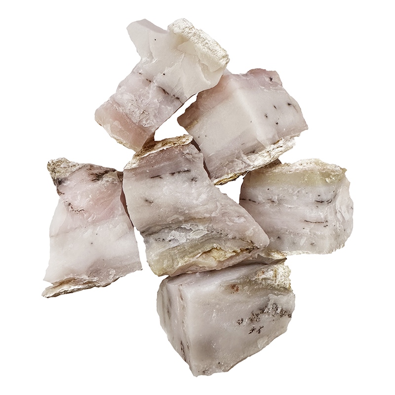 Opale Rose brute, qualité B, en provenance du Pérou - Le kg - 3 à 6 cm