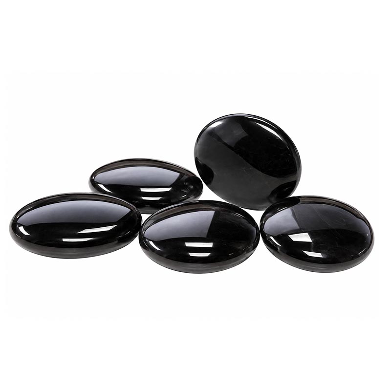 Pierre plate - lot de 5 pièces - différentes pierres