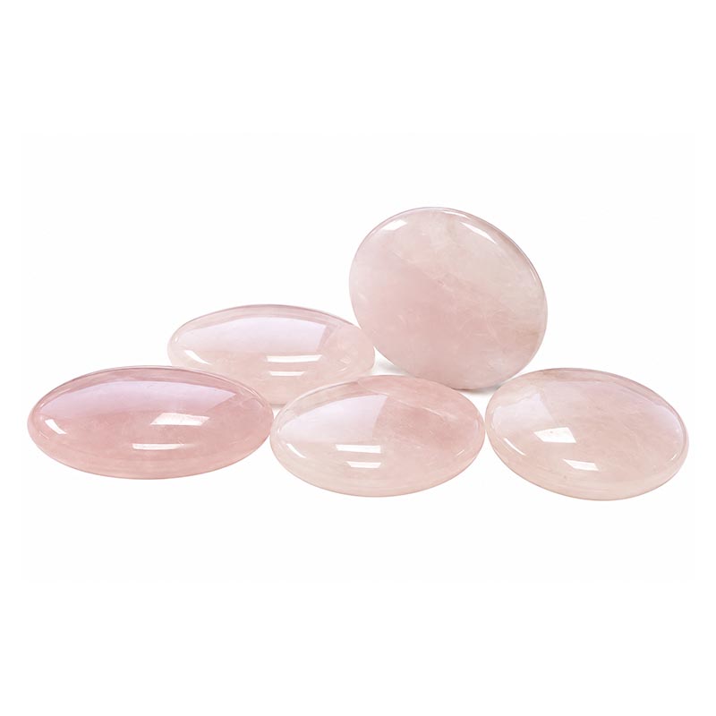 Pierre plate - lot de 5 pièces - différentes pierres