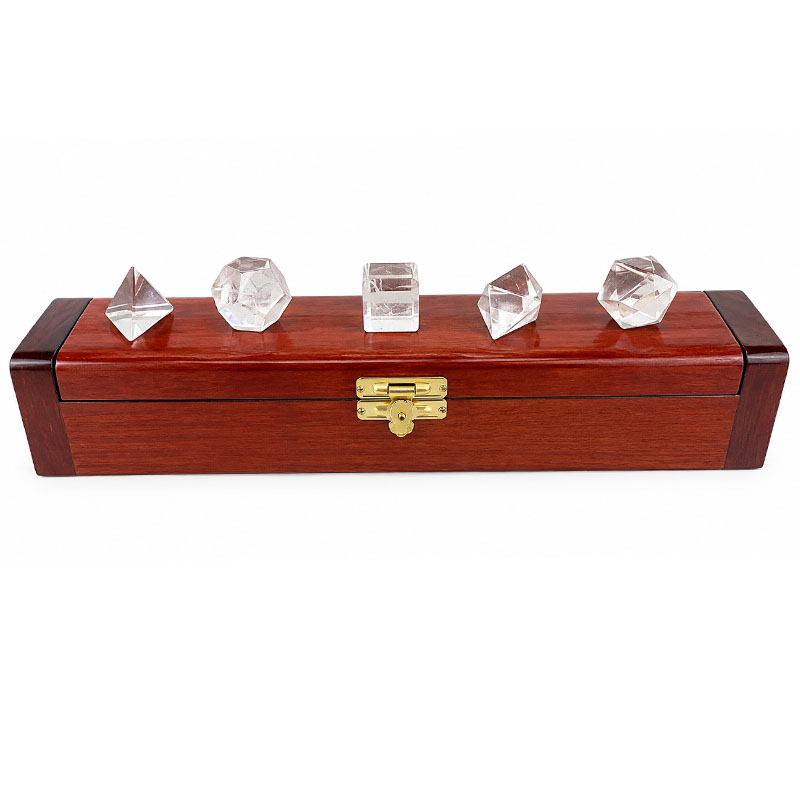 Les solides de platon en coffret