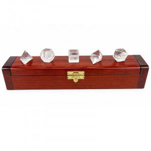 Les solides de platon en coffret