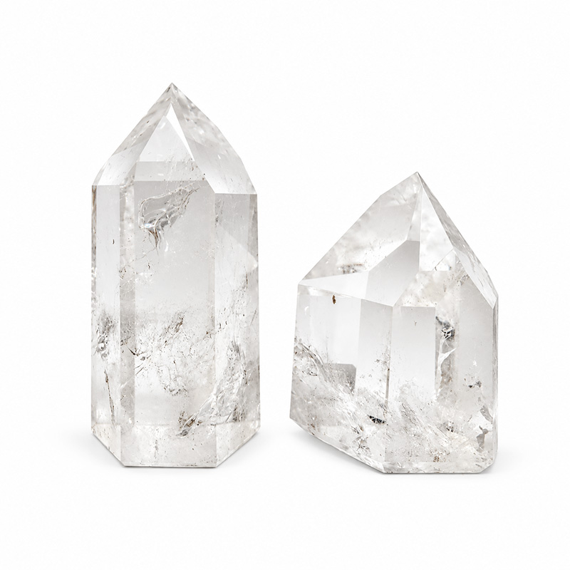 Pointe polie - Cristal de roche extra - Brésil - la pièce
