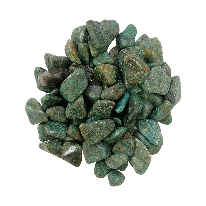 Chrysocolle de Madagascar pierres roulées 1KG