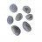 Agate géode blue lace pierres roulées les 200 grs