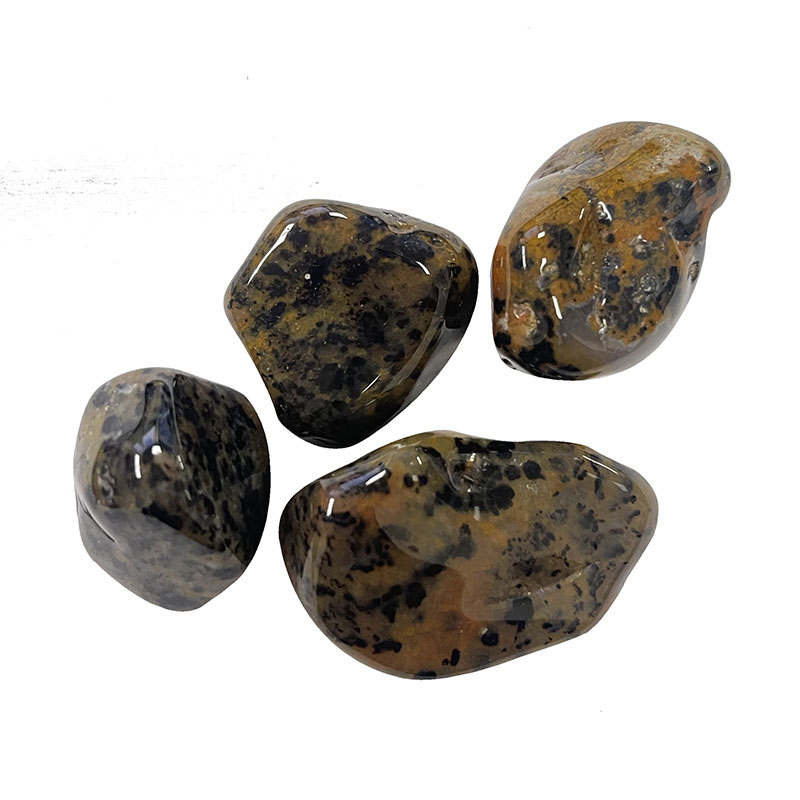 Cheetah Agate pierres roulées le sachet de 50 grs