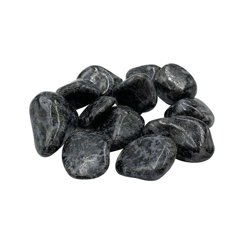 Gabbro merlinite de Madagascar pierres roulées 1 KG
