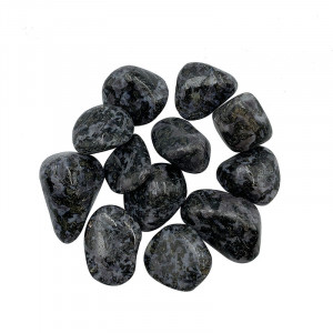 Gabbro merlinite de Madagascar pierres roulées 1 KG