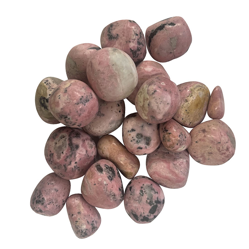 Rhodonite rond du Pérou pierres roulées les 250 grs