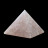 Pyramide en Quartz rose